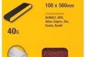 Dewalt DT3663-QZ K100 Sanding Belt Review