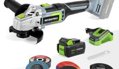 WORKPRO 20V Cordless Angle Grinder Kit Review WORKPRO 20V Cordless Angle Grinder Kit Review