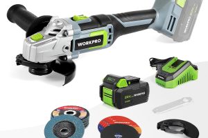 WORKPRO 20V Cordless Angle Grinder Kit Review