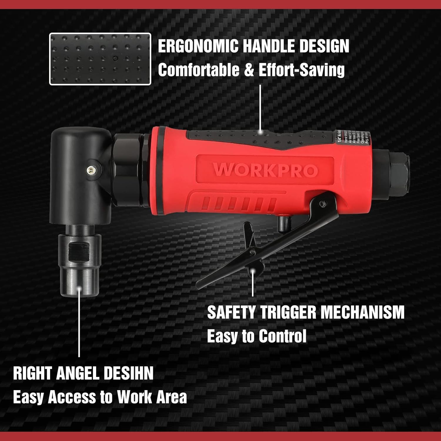 WORKPRO Air Angle Die Grinder and WORKPRO Pneumatic Nail Remover