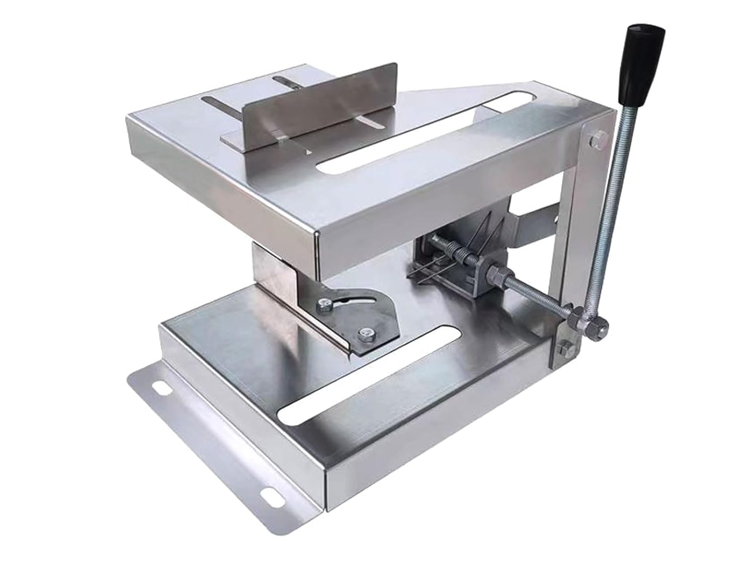Heavy Duty Angle Grinder Stand, Adjustable Metal Cutting Stand，with Sliding Handle Universal Fixed Grinder Holder, for 100/125 Angle Grinder